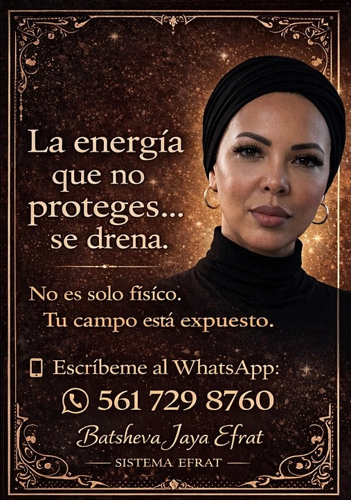 Lectura y Código de Protección del Alma + Collar Potencializado
Sistema Efrat – Batsheva Jaya Efrat