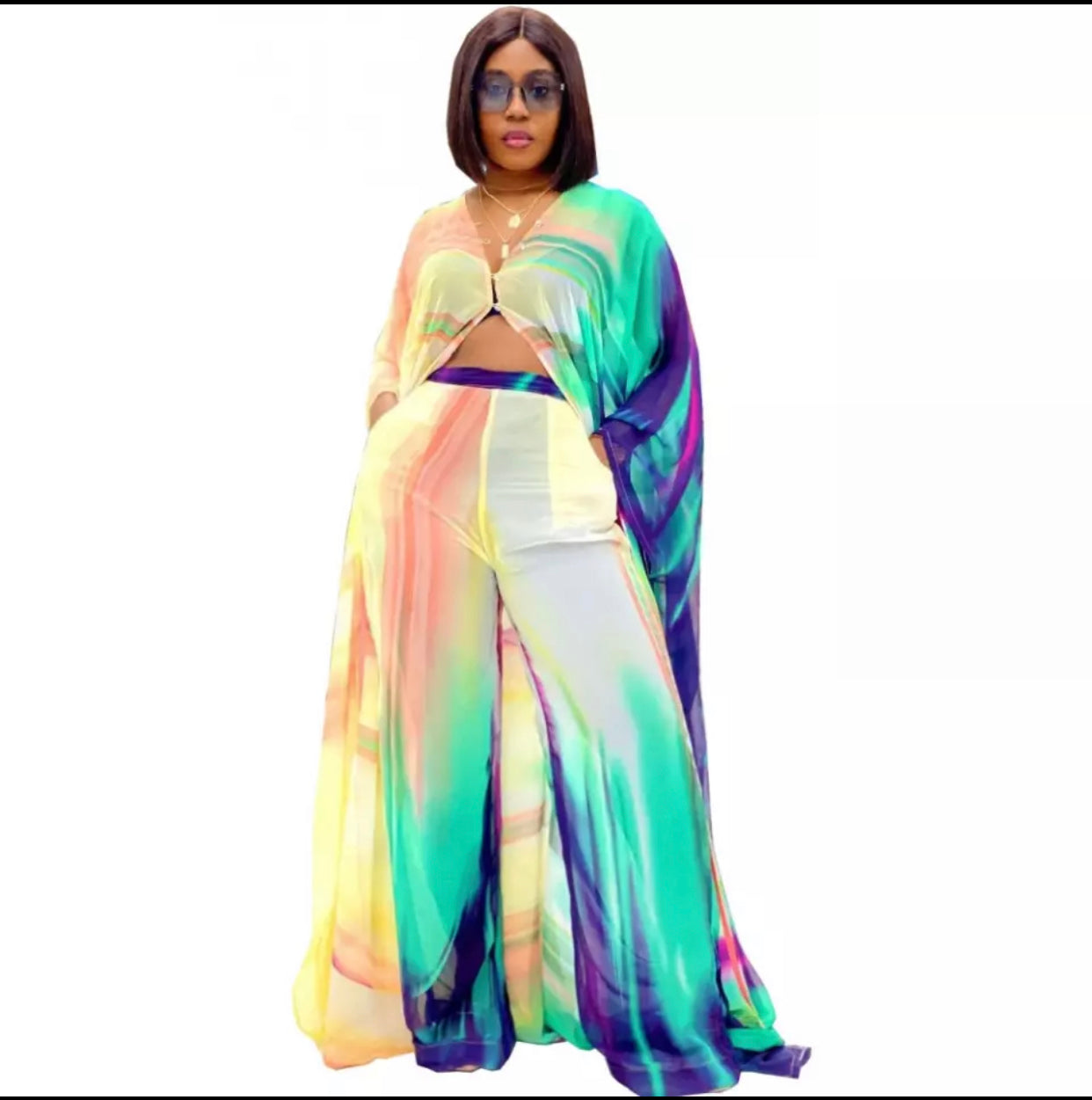 CONJUNTO DE GABÁN Y PANTALÓN