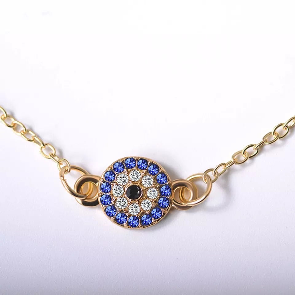 TOBILLERA CON AYIN AZUL