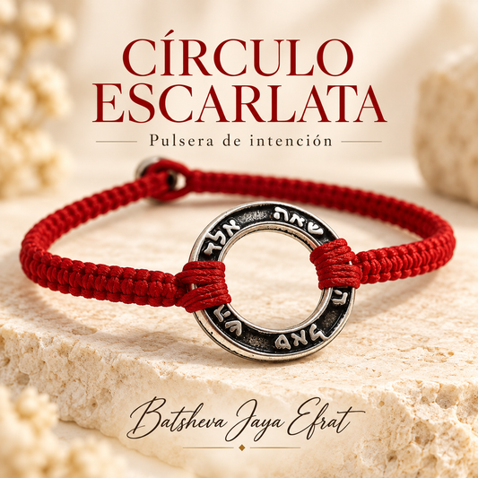 CÍRCULO ESCARLATA
El hilo que recuerda. El círculo que reúne.