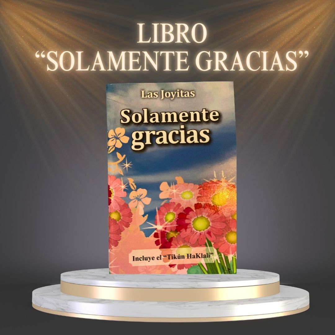 LIBRO “ SOLAMENTE GRACIAS”