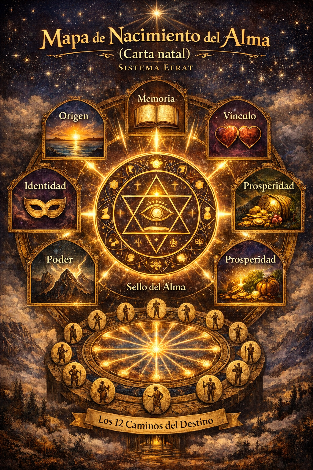 “Mapa de Nacimiento del Alma”  ( Carta Natal )