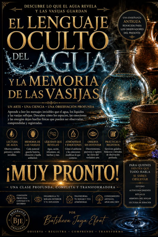 El Lenguaje Oculto del Agua y la Memoria de las Vasijas