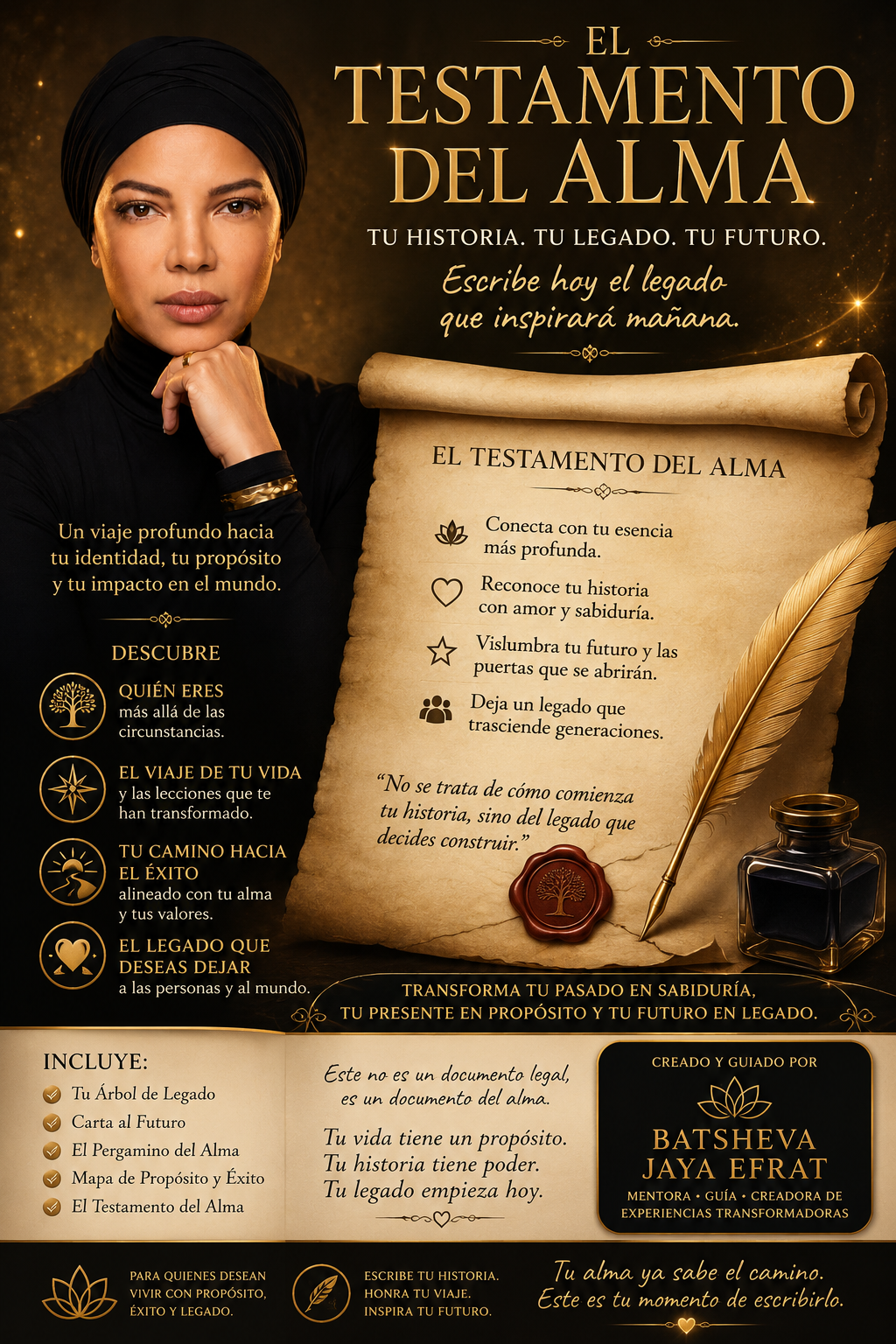 EL TESTAMENTO DEL ALMA El pergamino del viaje, propósito y legado.