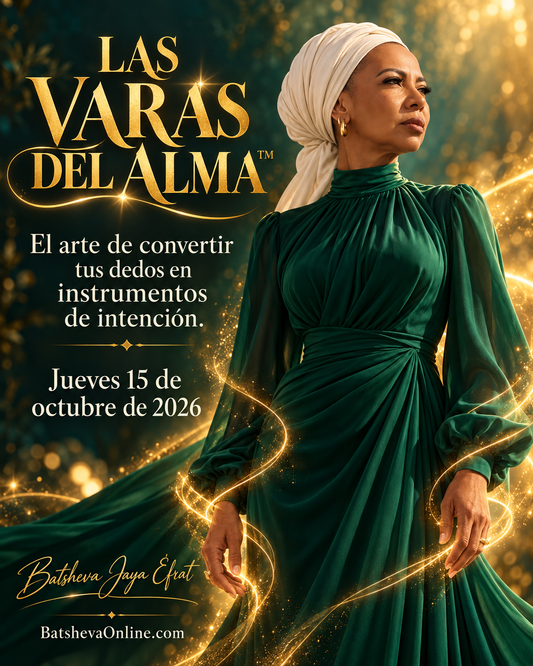 LAS VARAS DEL ALMA™
El arte de convertir tus dedos en instrumentos de intención. ( Clase 15 de octubre )
