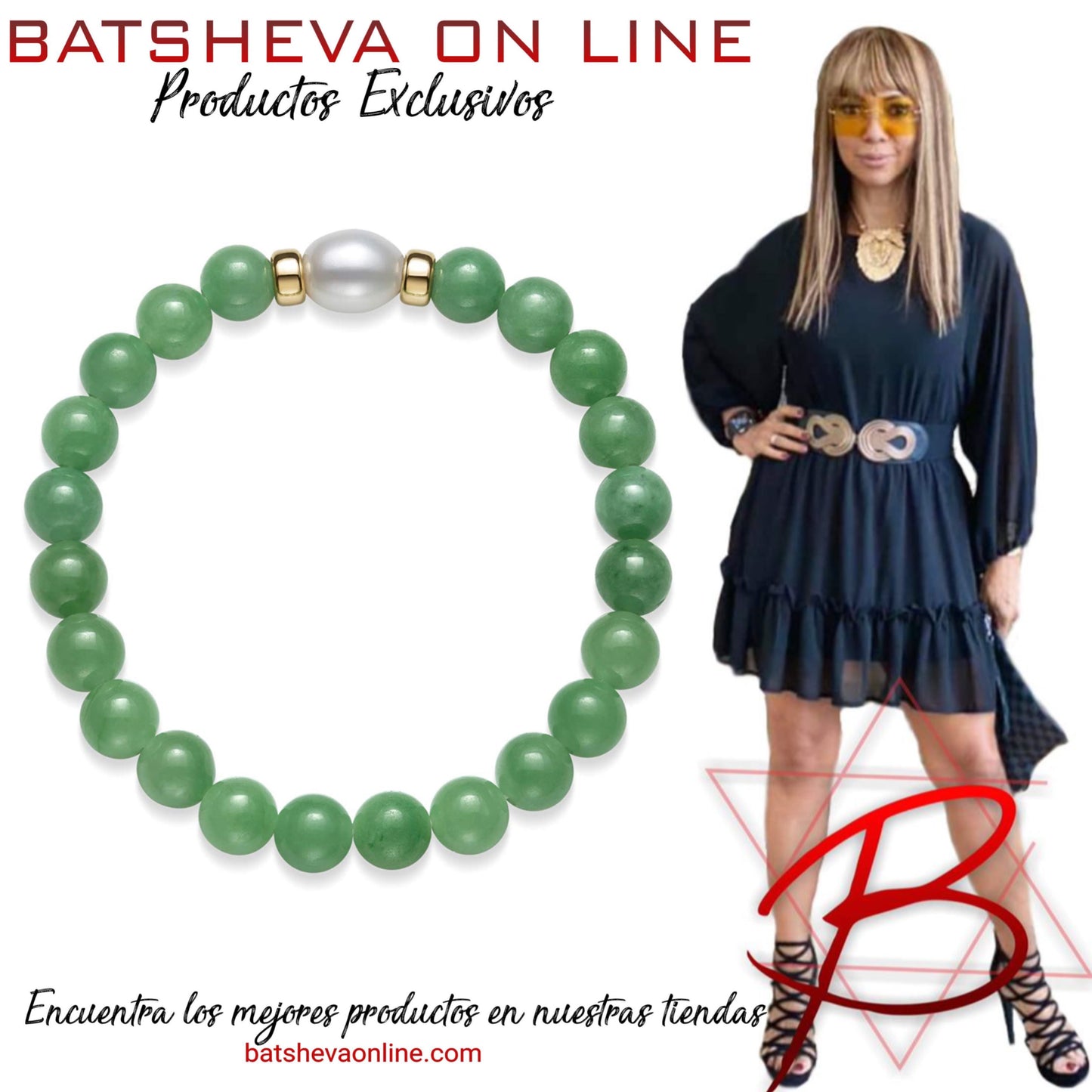 PULSERA JADE CON PERLA