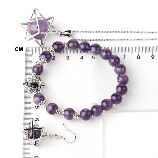 SET DE “ MERKAVA “ Y PIEDRA AMESTITA