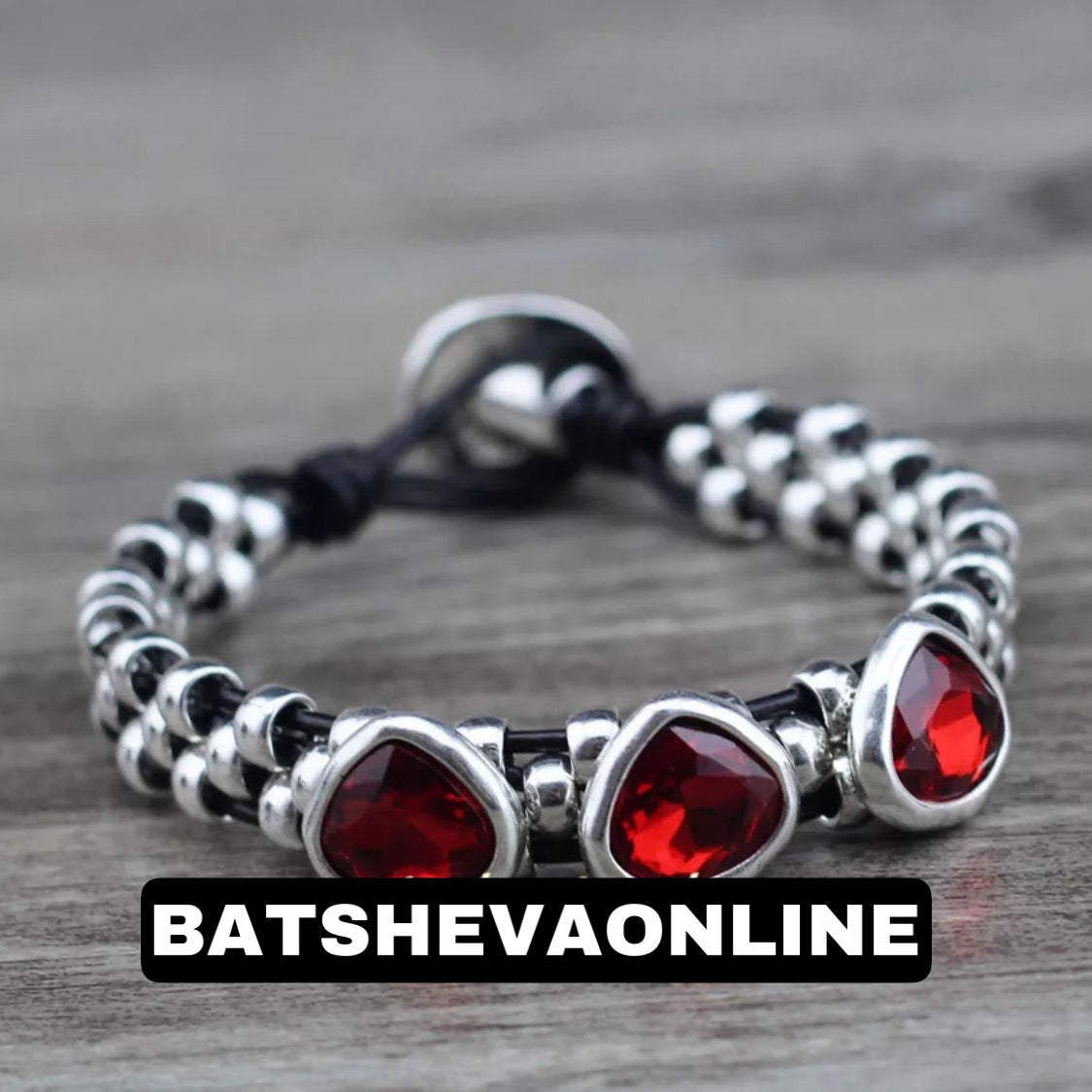 PULSERA PIEDRA ROJA