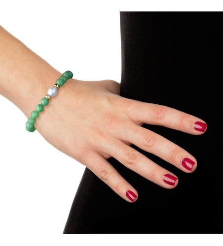 PULSERA JADE CON PERLA