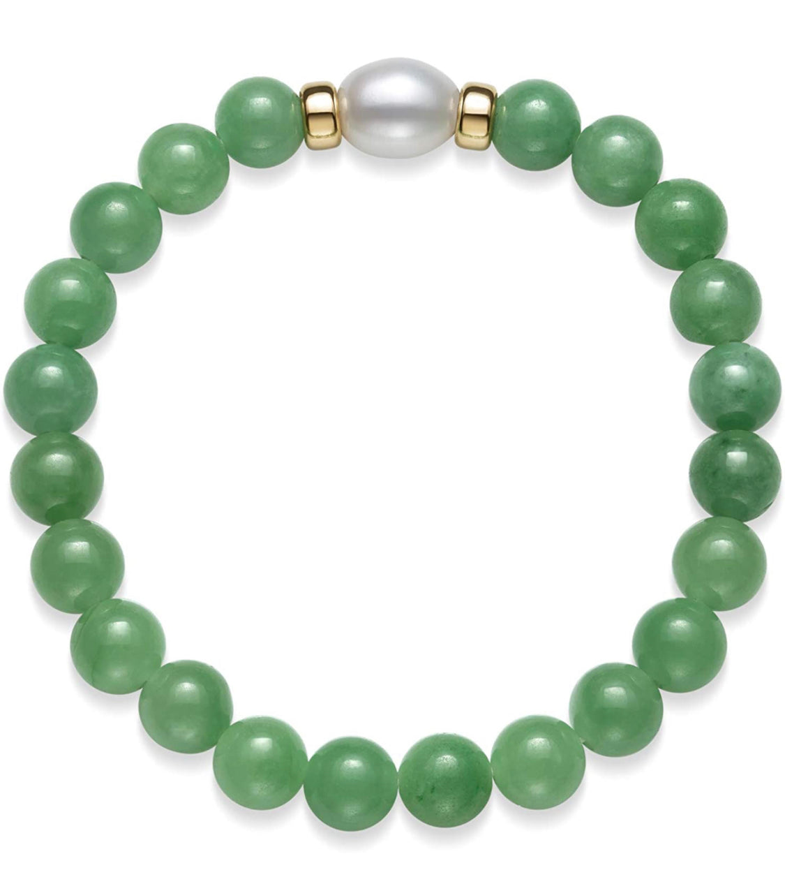 PULSERA JADE CON PERLA