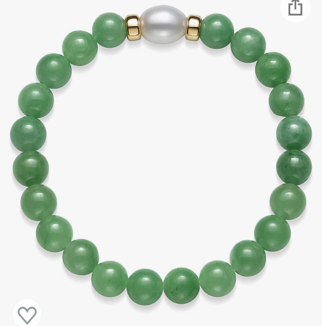 PULSERA JADE CON PERLA